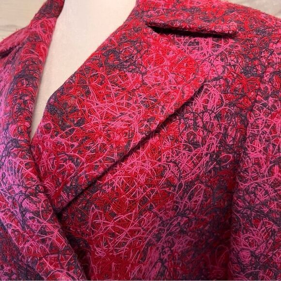 LAFAYETTE 148 New York Pink Textured Wool Blend Blazer Jacket Size 4 - Picture 2 of 12
